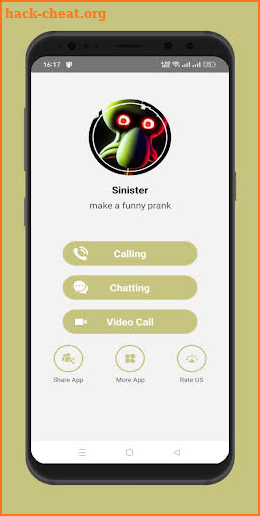 Sinister Squidward Video Call screenshot