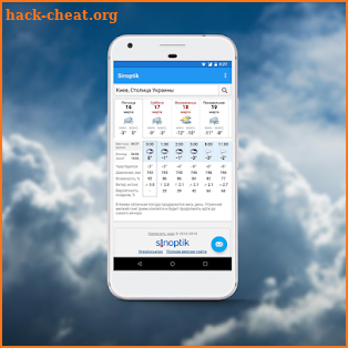 Sinoptik — погода у тебя в кармане! screenshot