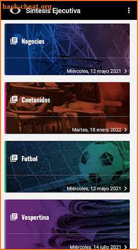 Síntesis Informativa Televisa screenshot