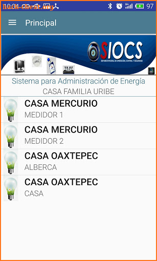 SIOCS Energía screenshot