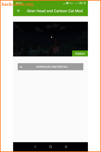 Siren Head and Cartoon Cat Mod For Minecraft screenshot