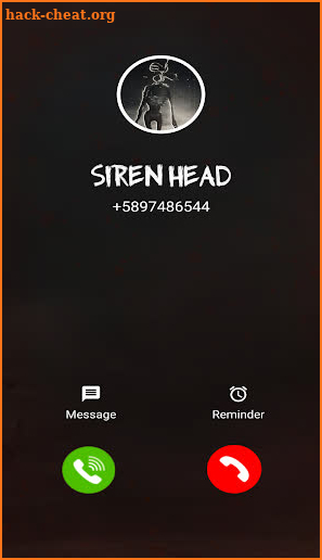 Siren Head Call real prank screenshot