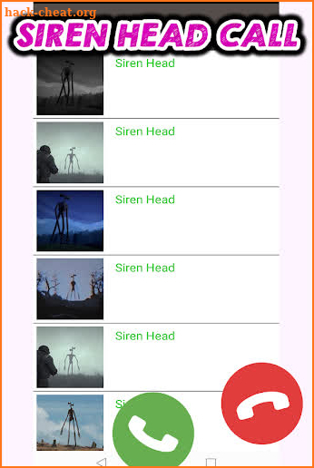 Siren Head Calling Simulation screenshot