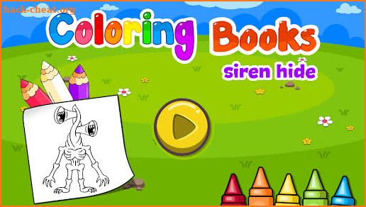 Siren Head Coloring Book screenshot