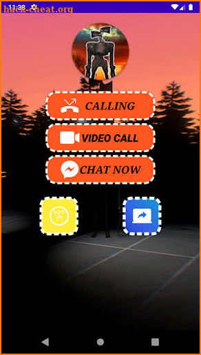Siren Head Fake Video Call & Chat simulator ! screenshot