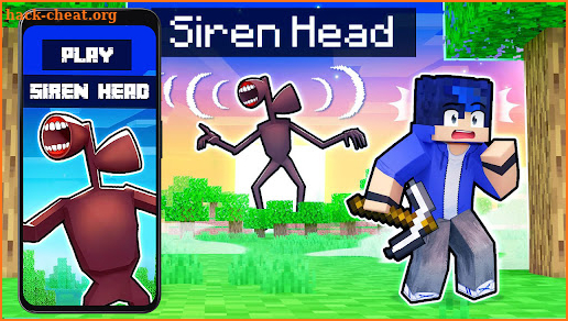 Siren Head game for Minecraft screenshot