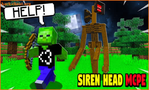 Siren Head [Horror] Mod for Minecraft PE screenshot