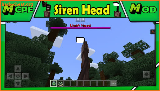 Siren Head mod Minecraft screenshot