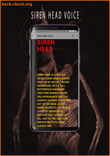 Siren Head Original Voice Prank screenshot