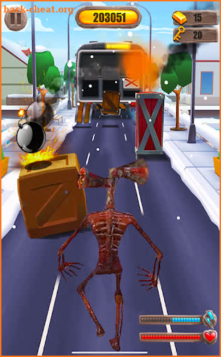 Siren Head Runner Horror Game screenshot