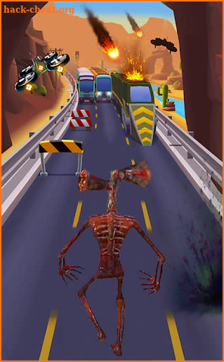 Siren Head Runner Horror Game screenshot