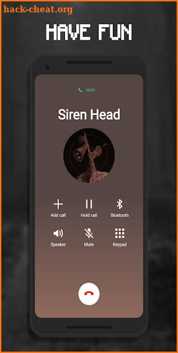 Siren Head Scary Video Call screenshot