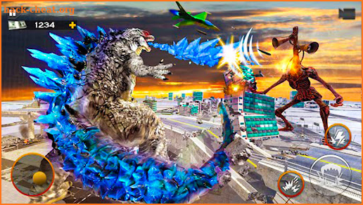 Siren Head vs Godzilla Game screenshot
