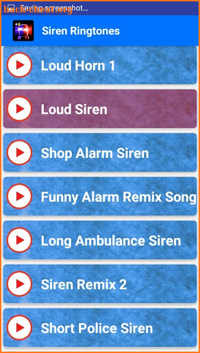 Siren Ringtones free screenshot