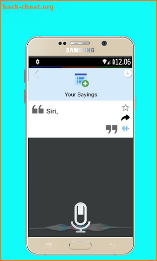 Siri Alternative services screenshot
