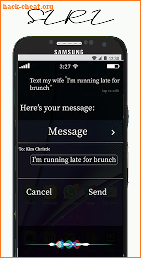siri app for android screenshot