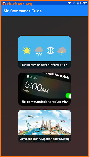 Siri Voice Commands Assistant screenshot