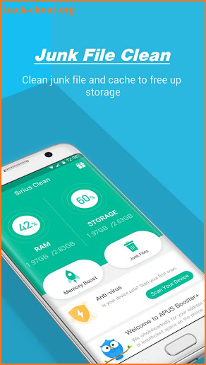 Sirius clean - fast clean, boost, app lock screenshot