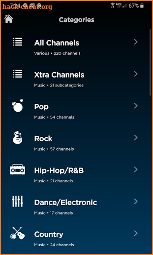 SiriusXM Music for Business screenshot