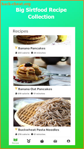 Sirtfood Diet Prime: Cookbook, Food Chart, Recipes screenshot