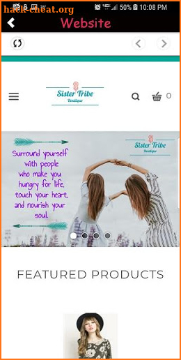 Sister Tribe Boutique screenshot