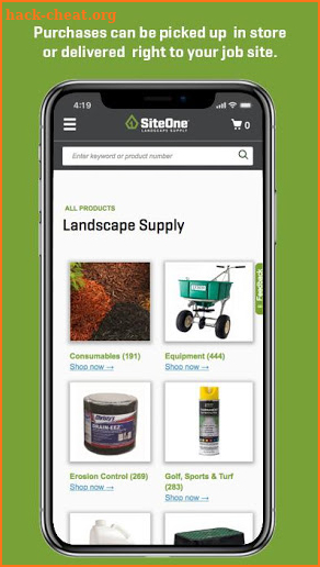 SiteOne Landscape Supply screenshot