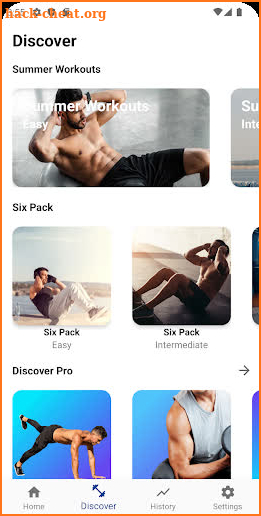 Six Pack Abs Home Workout screenshot