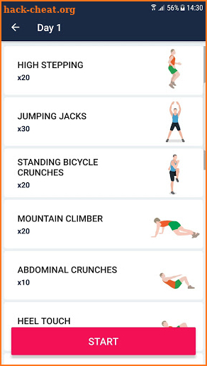 Six-pack Abs in 30 Days screenshot