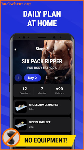 Six Pack Abs Workout screenshot