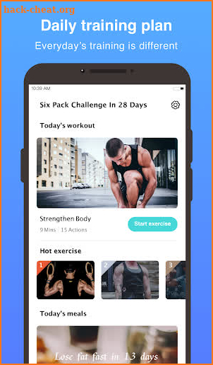 Six Pack Challenge In 28 Days screenshot