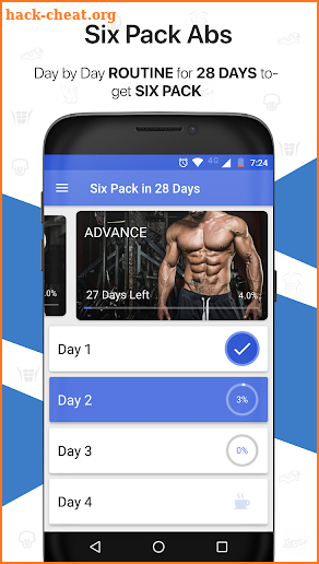 Six Pack in 28 Days - Abs Workout screenshot