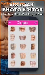 Six Pack Photo Editor screenshot