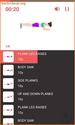 Six Packs for Man–Body Building with No Equipment screenshot