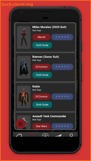 Sixth Scale - The Figure Collection App screenshot