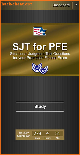 SJT for PFE screenshot