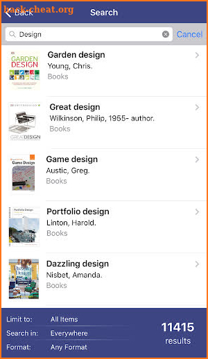 SJVLS Library Catalog screenshot