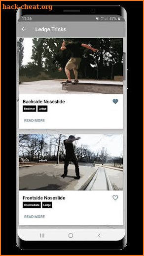 Skateboard tricks screenshot