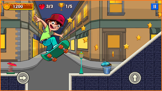 Skater Freestyle - Risky Skateboard screenshot
