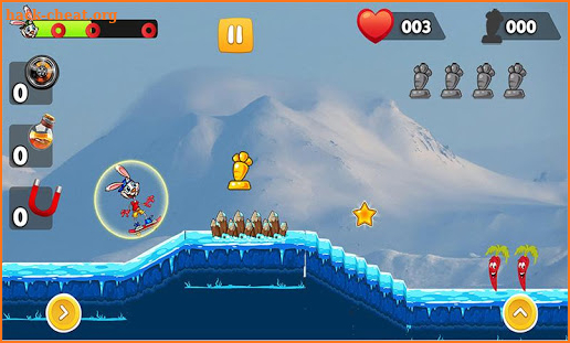 Skating Bunny - rabbits game screenshot