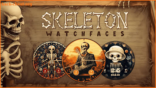 Skeleton Watch Face screenshot