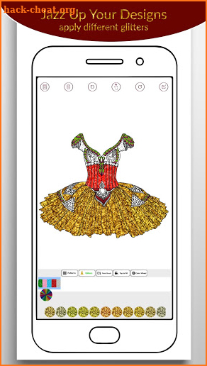 Sketchie: Fashion Show Sketchbook Coloring Book screenshot