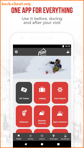 Ski RCR App screenshot