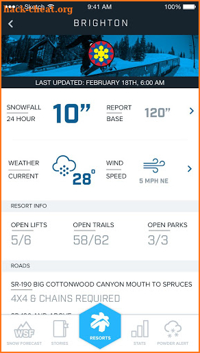 Ski Utah screenshot