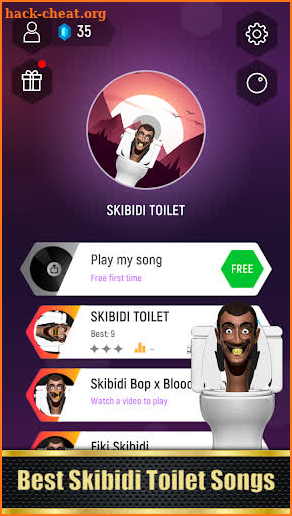 Skibidi Toilet Dancing Ball screenshot