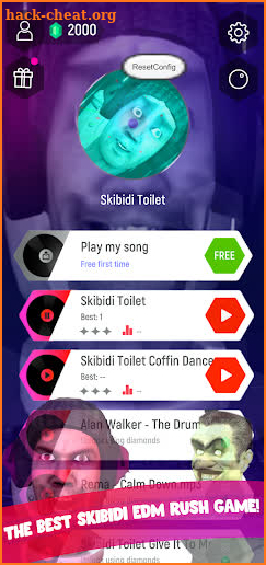 Skibidi Toilet Music Tiles Hop screenshot
