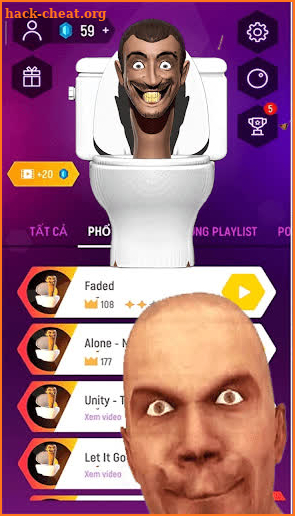 Skibidi toilet Tiles music 3D screenshot