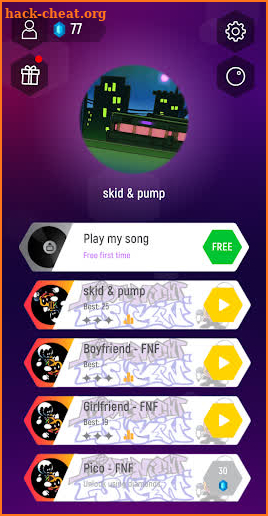 Skid and Pump Tiles Hop Songs screenshot