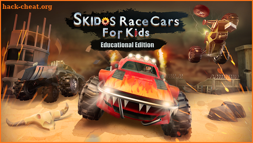 SKIDOS Race Cars: Cool math game. Grade 1 - 5 kids screenshot