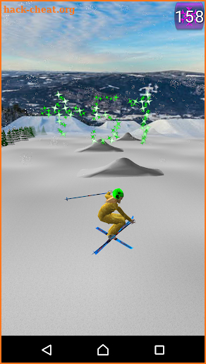 ⛷ Girl Skier. Sport game screenshot