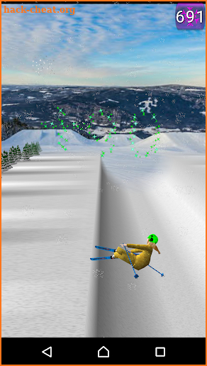 ⛷ Girl Skier. Sport game screenshot